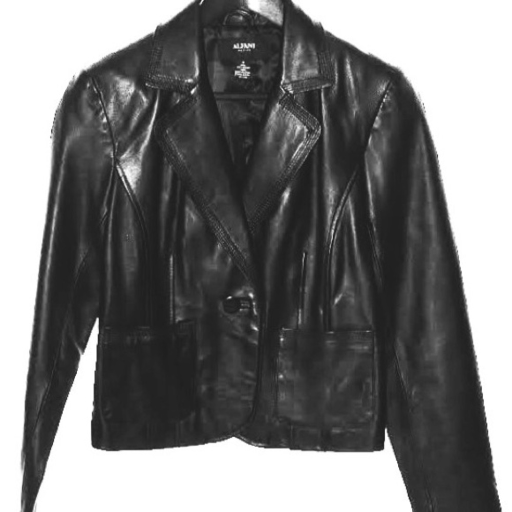 Alfani leather jacket like new. Never worn